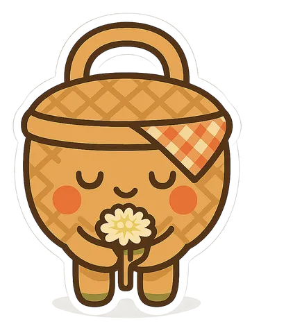 ナドゥリログのかごキャラクター(GPT生成画像)