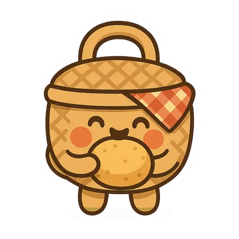 Nadeuli basket character (GPT-generated image)