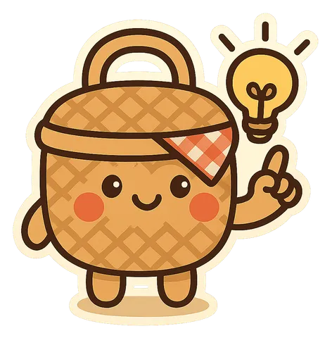 ナドゥリログのかごキャラクター（GPT生成画像）