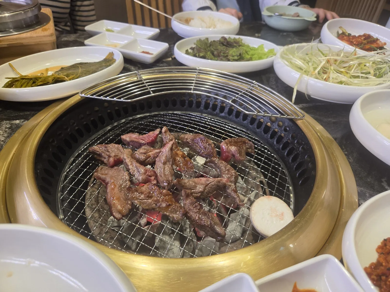 숯불 위의 소갈빗살