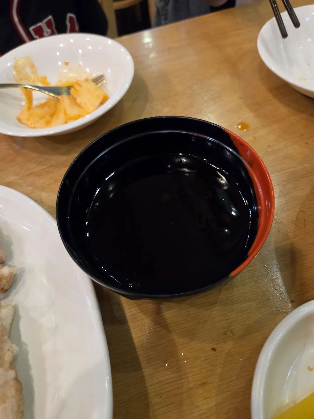 分開上的糖醋醬