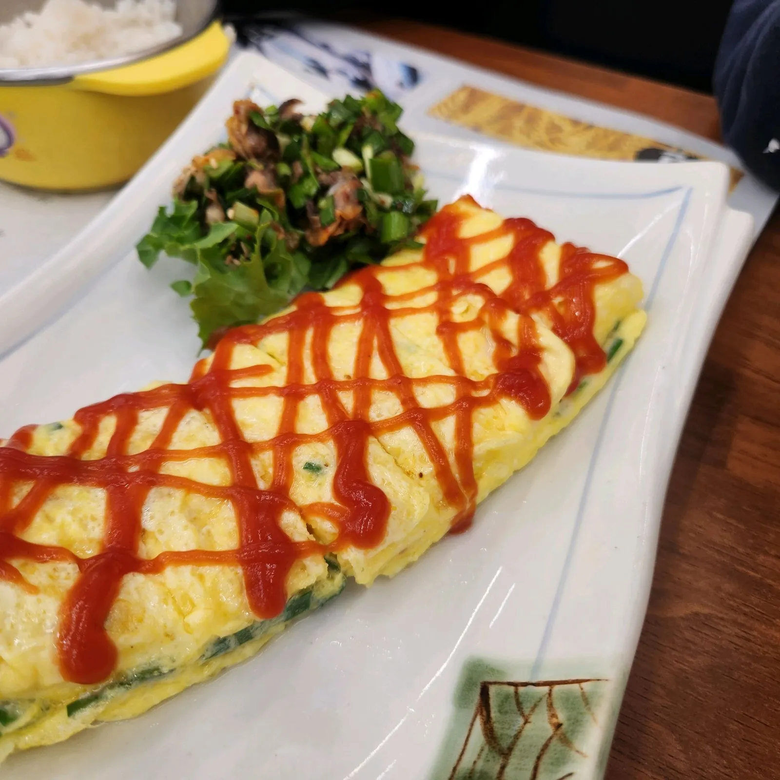 케첩 격자 계란말이 — 아이 접시에 반가운 반찬