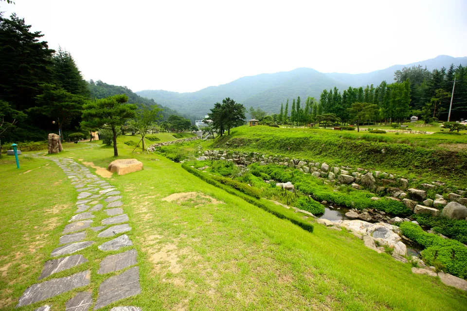 直指文化公園 — 山麓下的綠意公園（2010年7月）