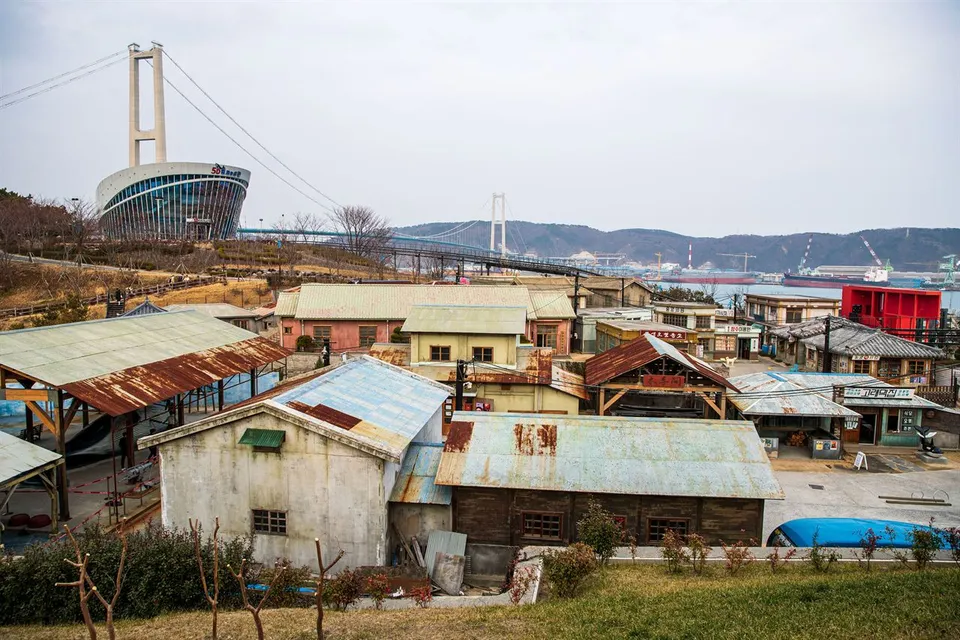 長生浦鯨魚文化村 — 老房子聚集的村落風景（2020年2月）