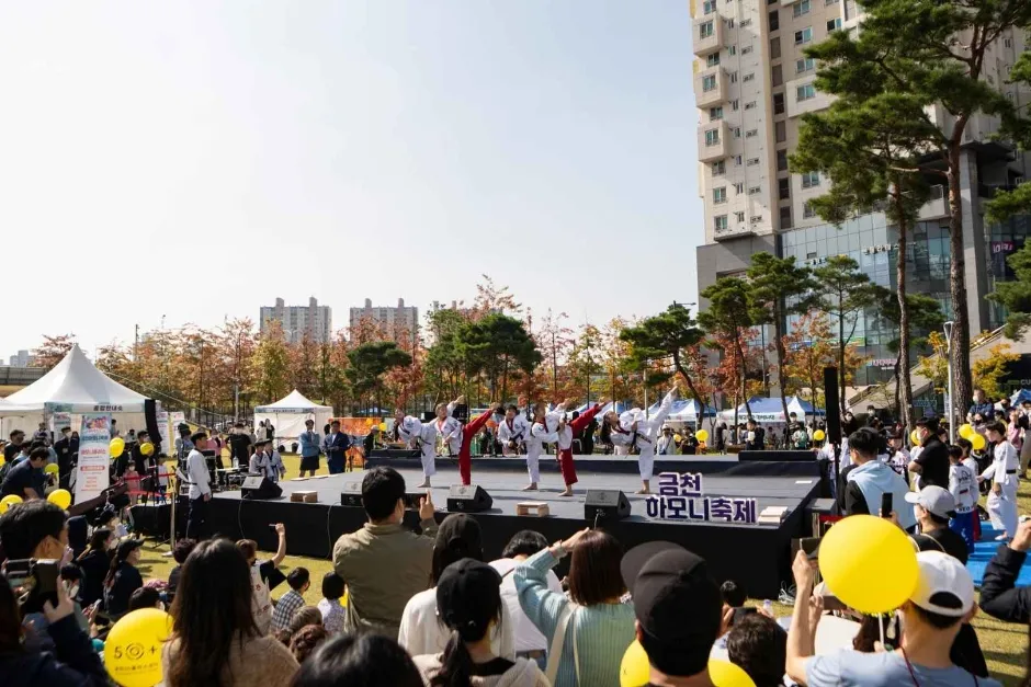 2024 年活動 — 在戶外舞台上表演的舞者與觀眾
