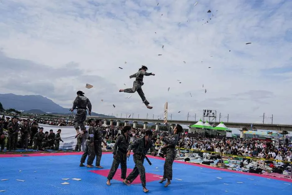 往屆活動 — 軍人戶外格鬥示範表演（照片：韓國觀光公社・公共授權第3類）