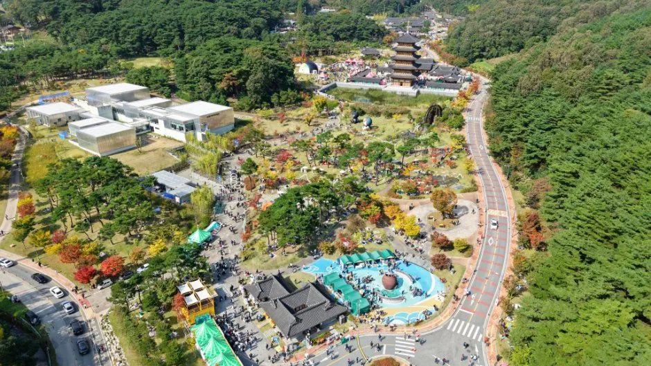 往屆活動 — 俯瞰公園與活動會場的空拍景觀